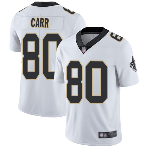 Men New Orleans Saints Limited White Austin Carr Road Jersey NFL Football #80 Vapor Untouchable Jersey->women nfl jersey->Women Jersey